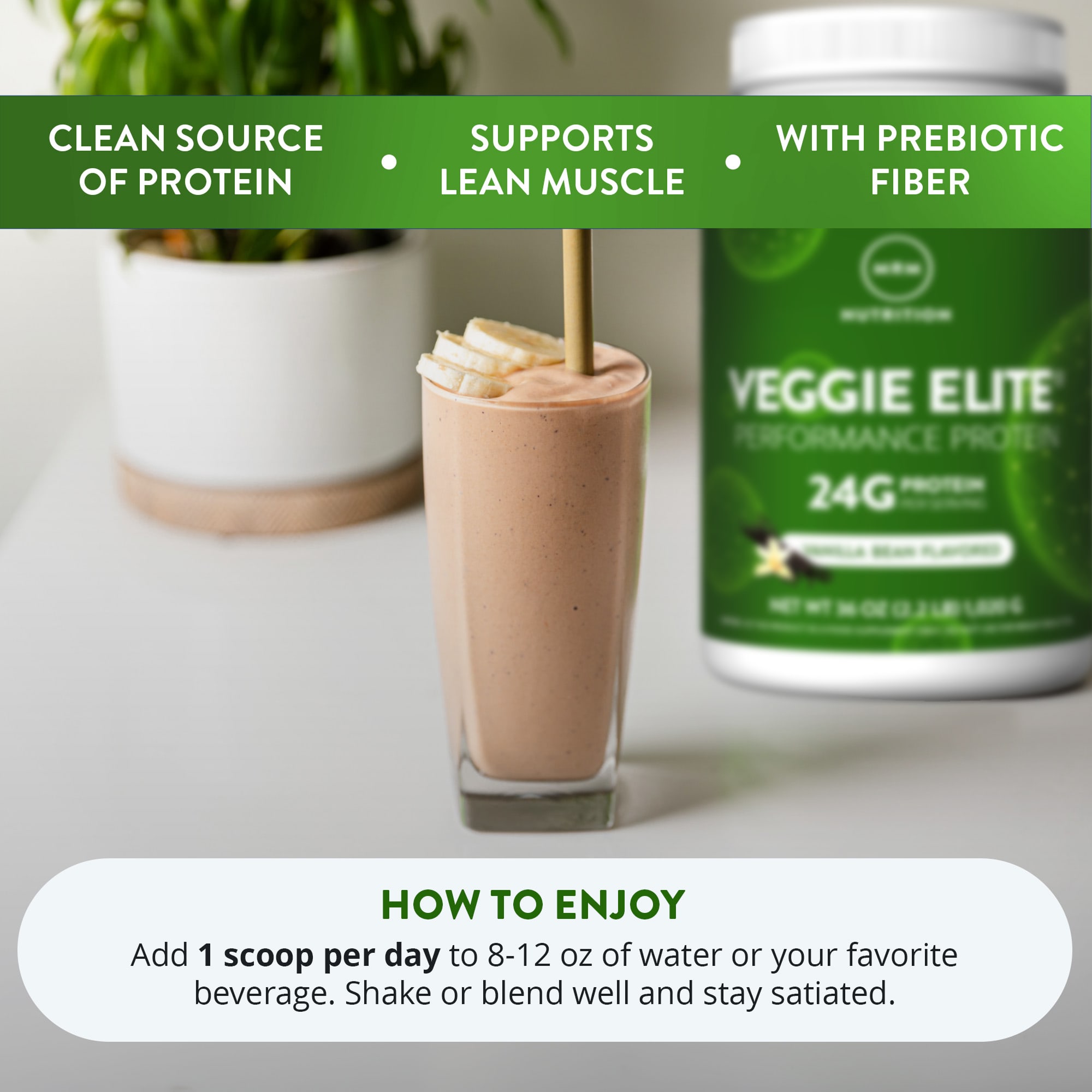 Протеин MRM Nutrition Veggie Elite® Performance Vanilla Bean, 020 г, 2.2 lb — фото 6
