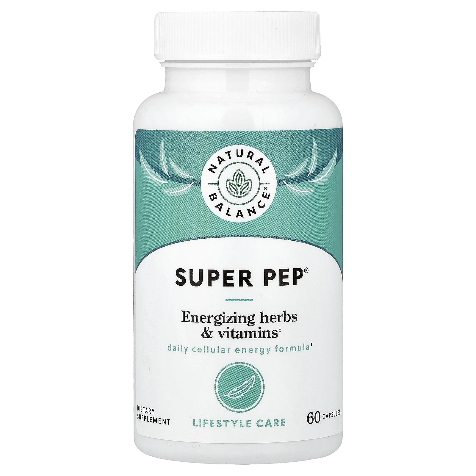 Витамины Natural Balance Super Pep® Energizing Herbs &, 60 капсул