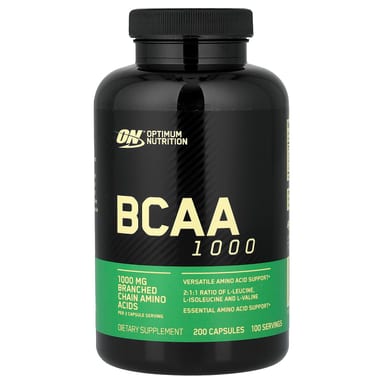 BCAA Optimum Nutrition 1000, 200 капсул