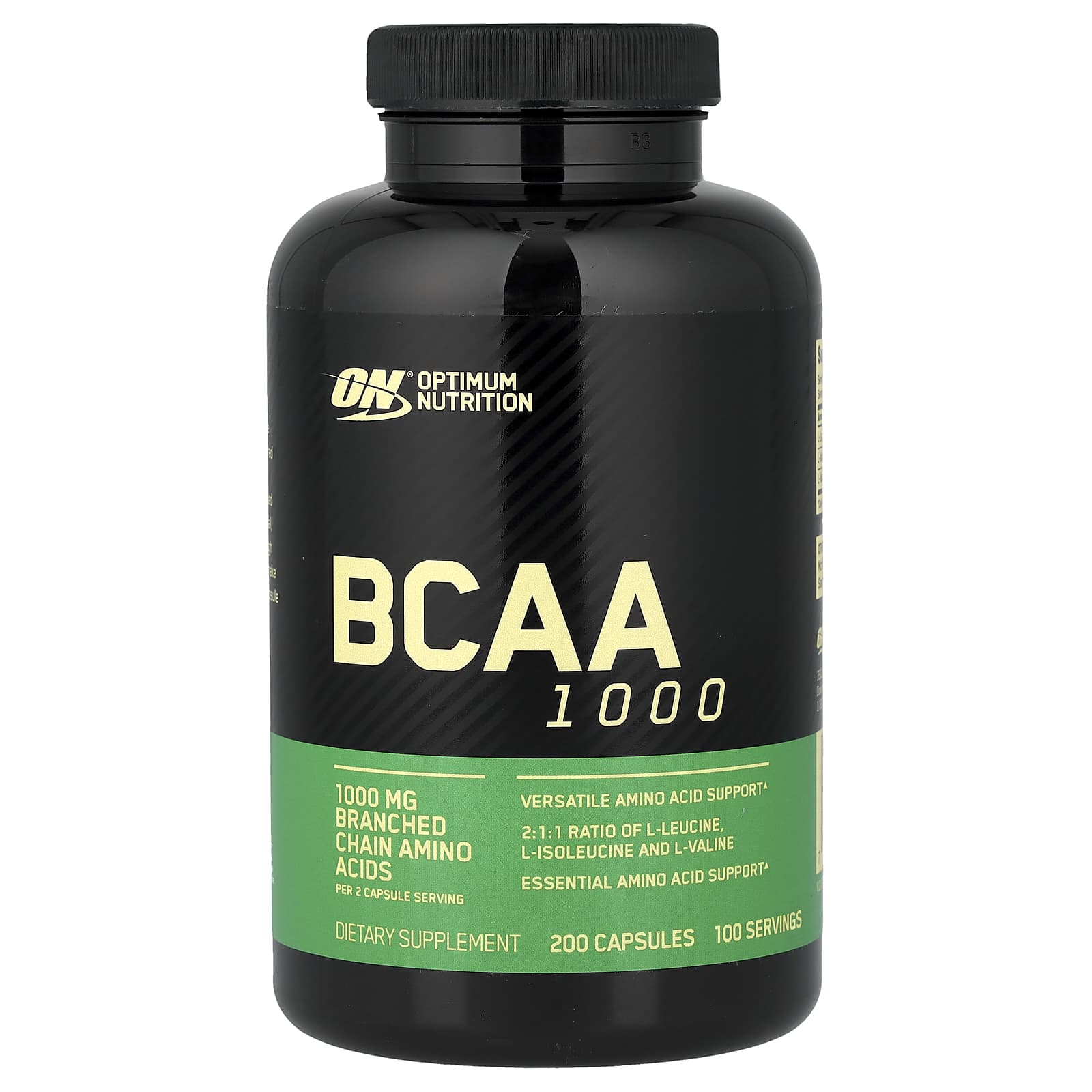 BCAA Optimum Nutrition 1000, 200 капсул — фото 5