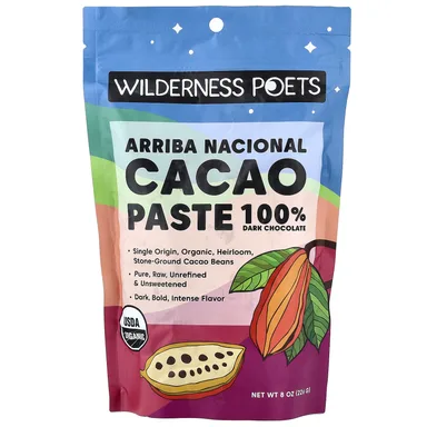 Фото товара: Темный шоколад Wilderness Poets Organic Arriba Nacional Cacao Paste, 226 г
