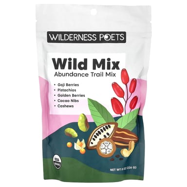 Ореховая смесь с сухофруктами Wilderness Poets Wild Mix Abundance, 226 г