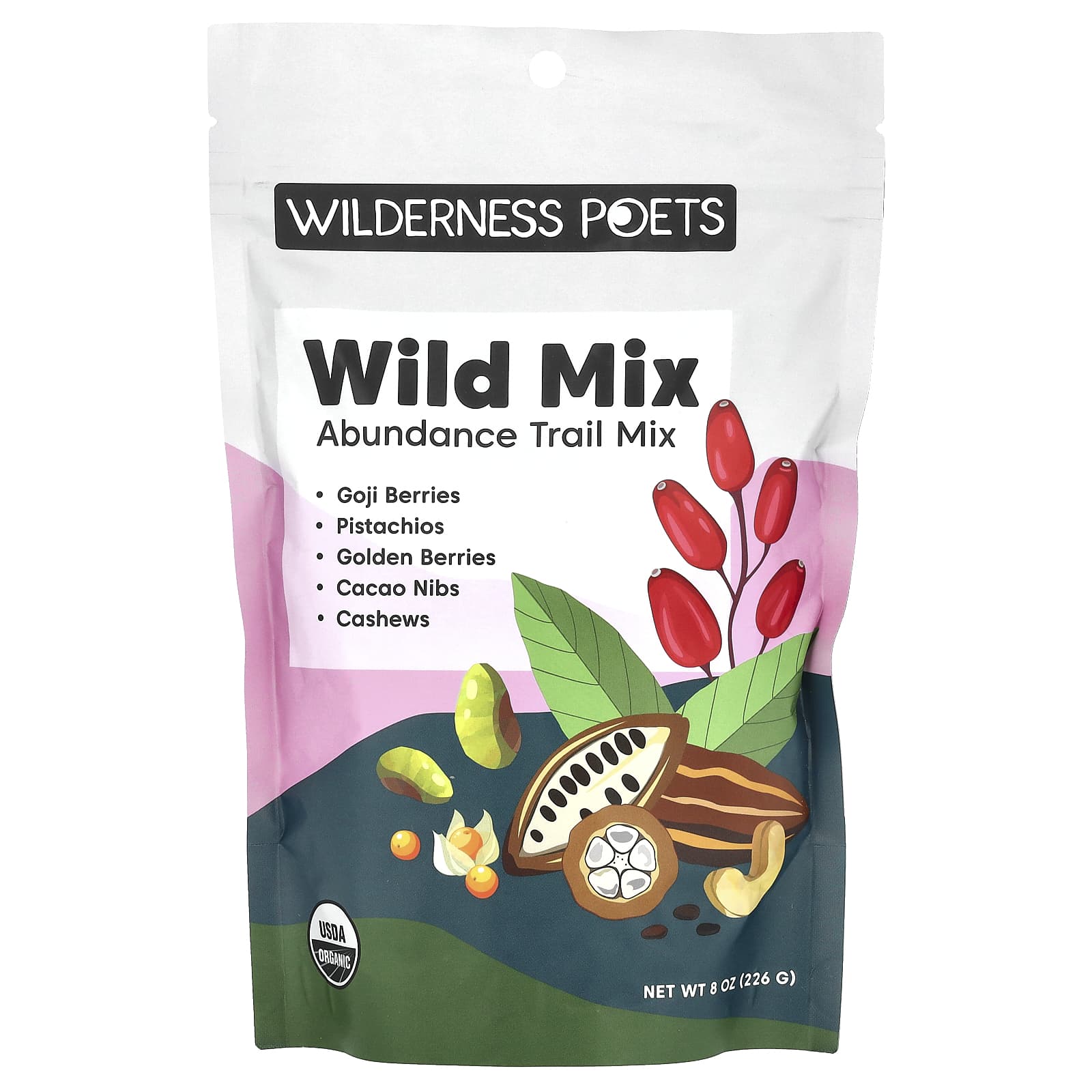 Ореховая смесь с сухофруктами Wilderness Poets Wild Mix Abundance, 226 г