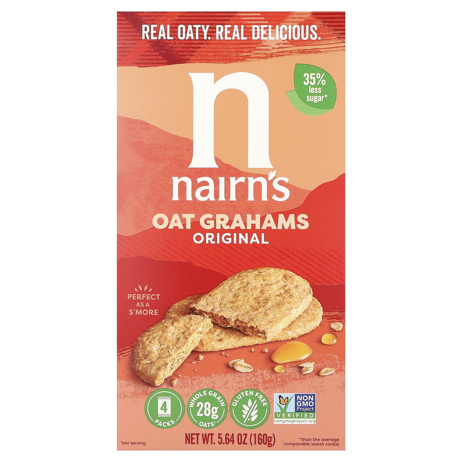 Овсяные крекеры Nairn's, 4 упаковки, 160 г