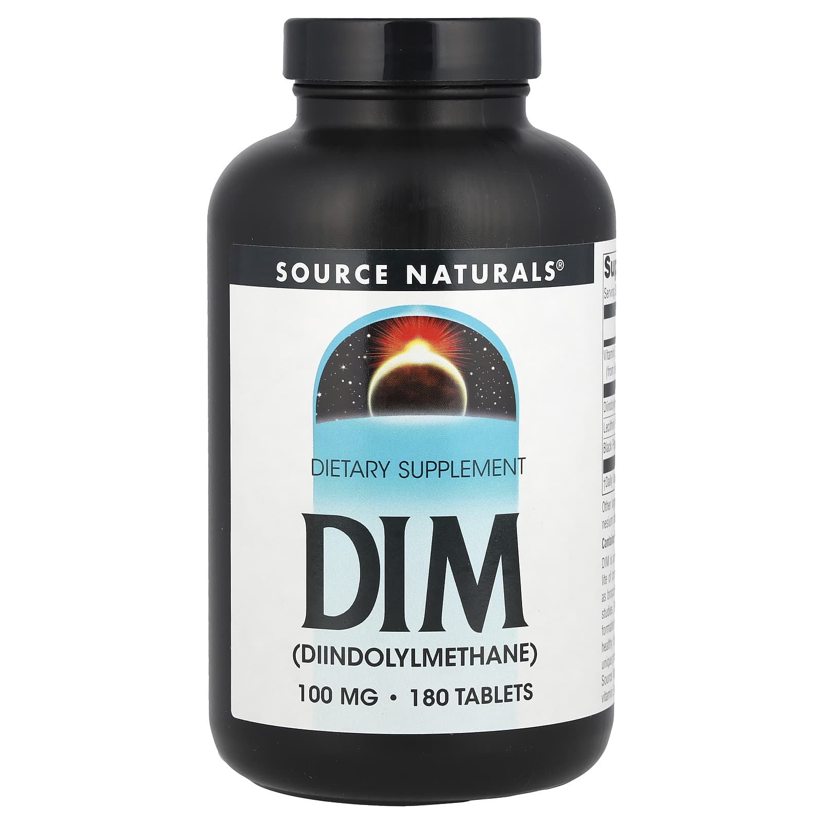 DIM Source Naturals, 100 мг, 180 таблеток