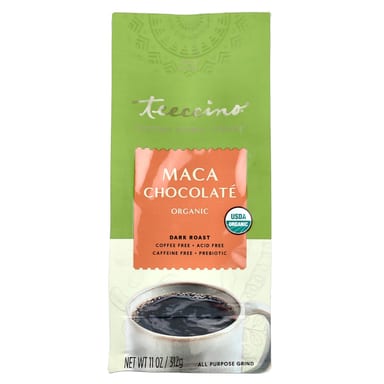 Шоколад Teeccino Organic Chicory Herbal Coffee Maca Dark Roast Caffeine Free, 312 г