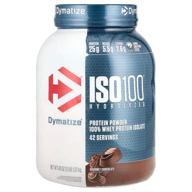 Сывороточный протеин Dymatize ISO100® Hydrolyzed 100% Isolate Gourmet Chocolate, 1.37 кг