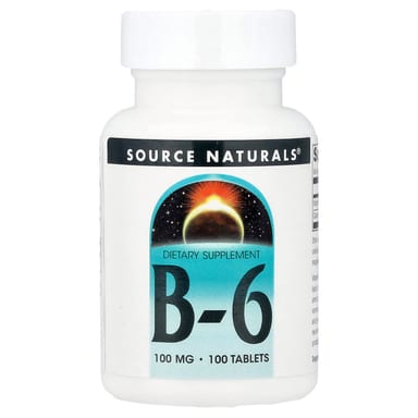 Витамин B6 Source Naturals, 100 таблеток