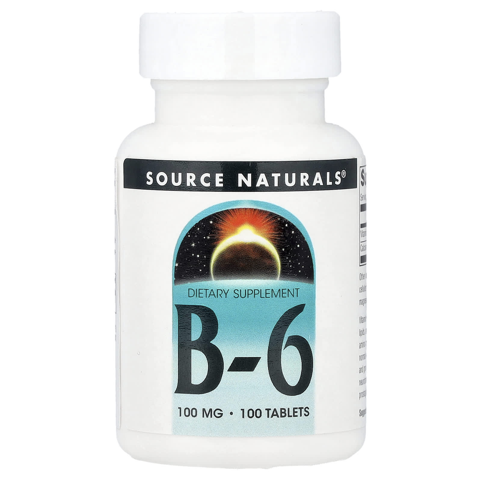 Витамин B6 Source Naturals, 100 таблеток