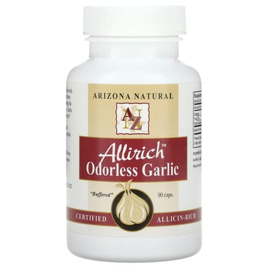 Чеснок без запаха Arizona Natural Allirich, 85 мг, 90 капсул
