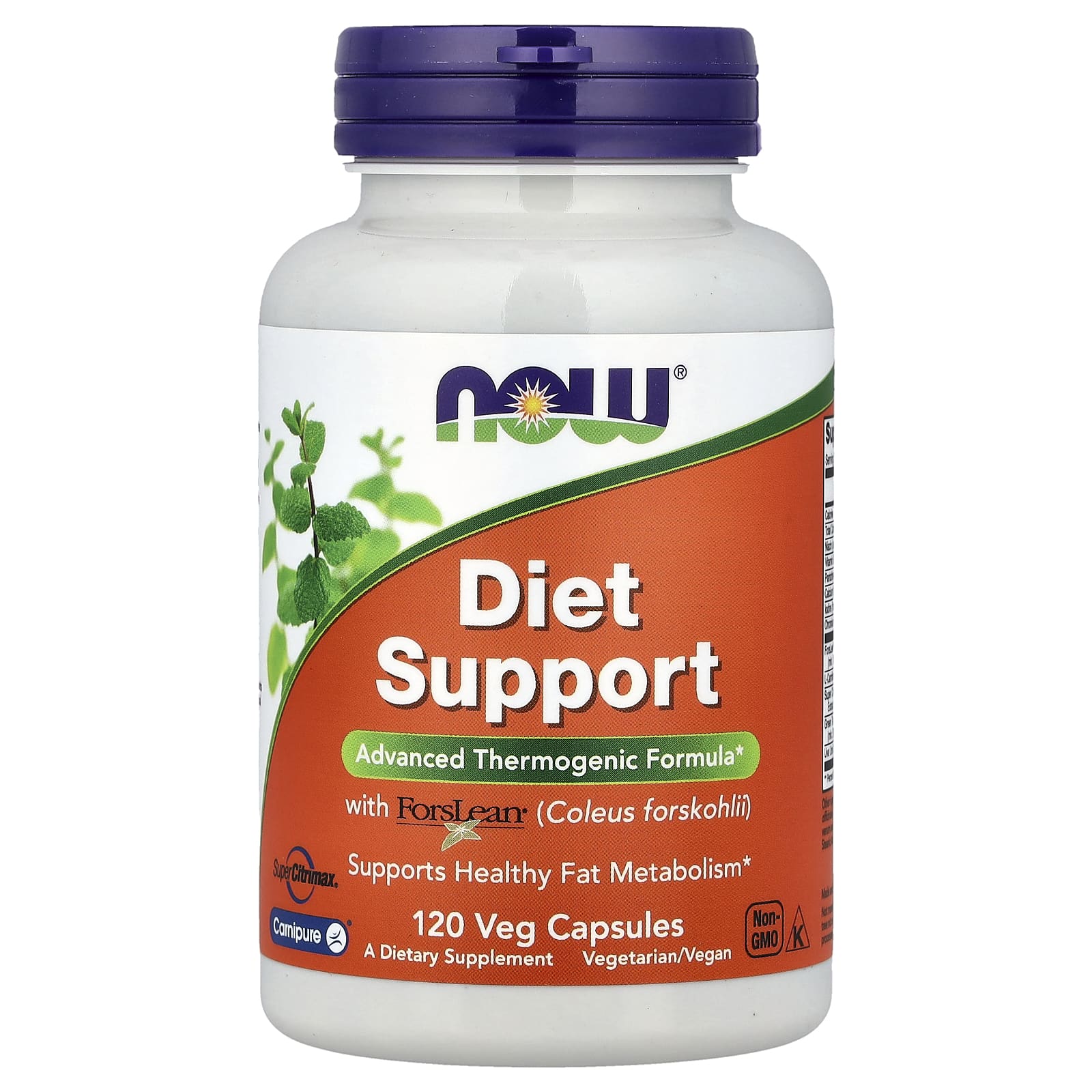 Комплекс NOW Foods Diet Support, 120 растительных капсул