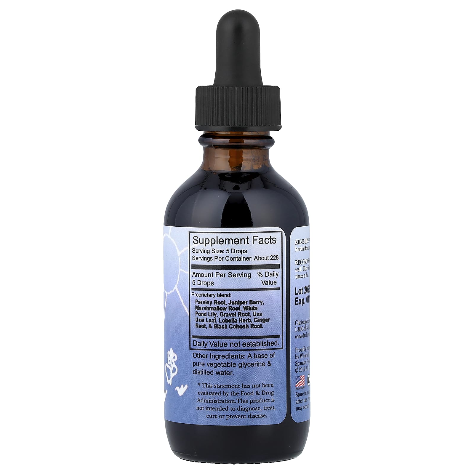 Формула Christopher's Original Formulas Kid-e-Dry™ Night Time, 59 мл — фото 2