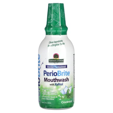 Ополаскиватель для полости рта Nature's Answer PerioBrite with Xylitol, оттенок Coolmint, 480 мл