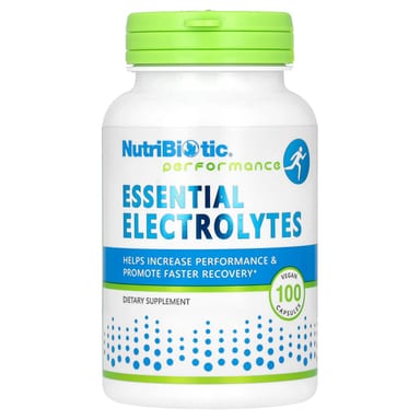 Электролиты NutriBiotic Performance Essential, 100 растительных капсул