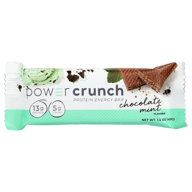Шоколад BNRG Protein Energy Bar Mint, 40 г, 12 шт., батончик
