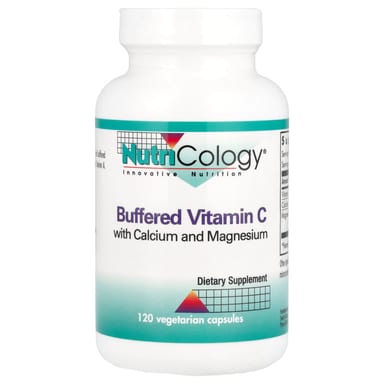 Магний Nutricology Buffered Vitamin C with Calcium and, 120 растительных капсул