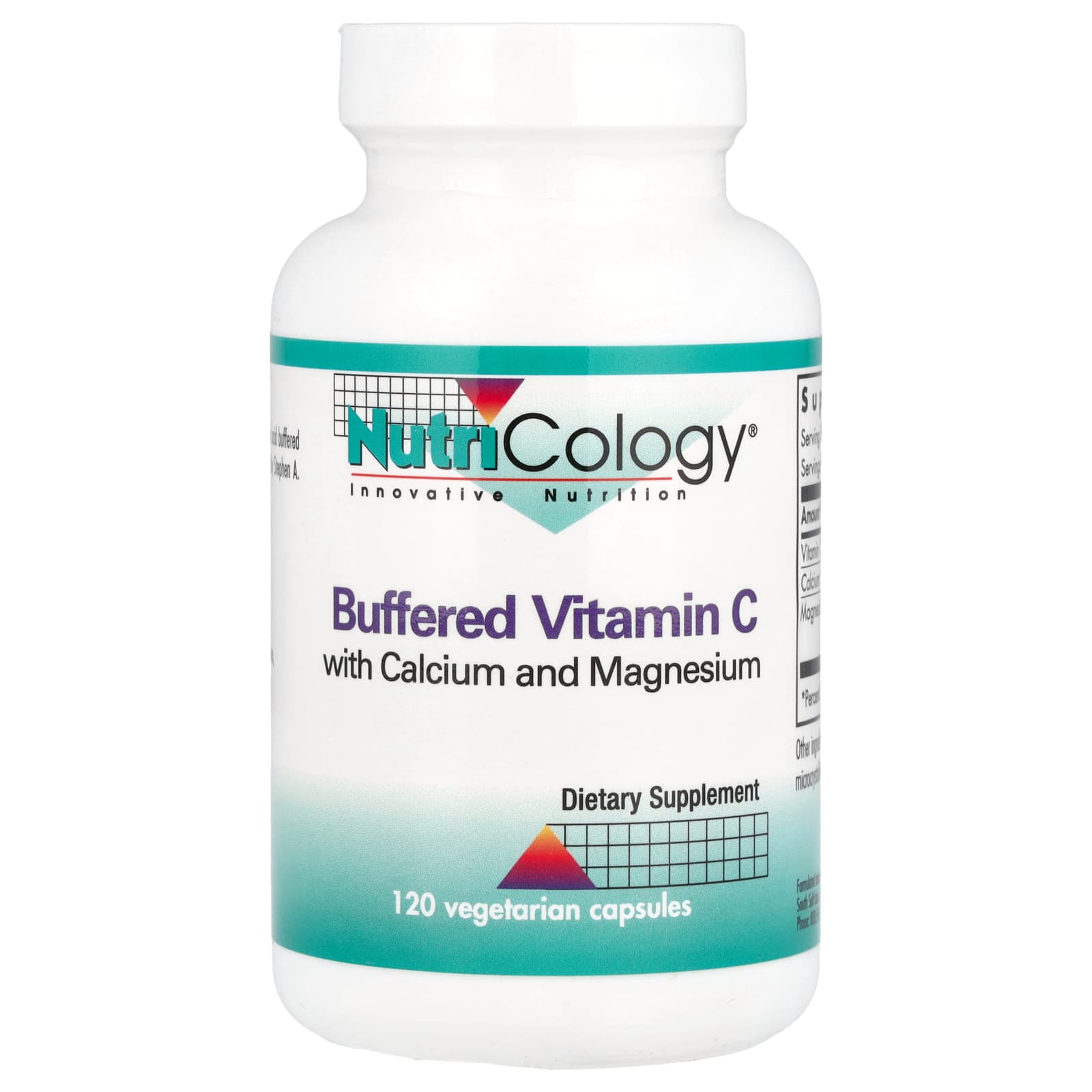 Магний Nutricology Buffered Vitamin C with Calcium and, 120 растительных капсул