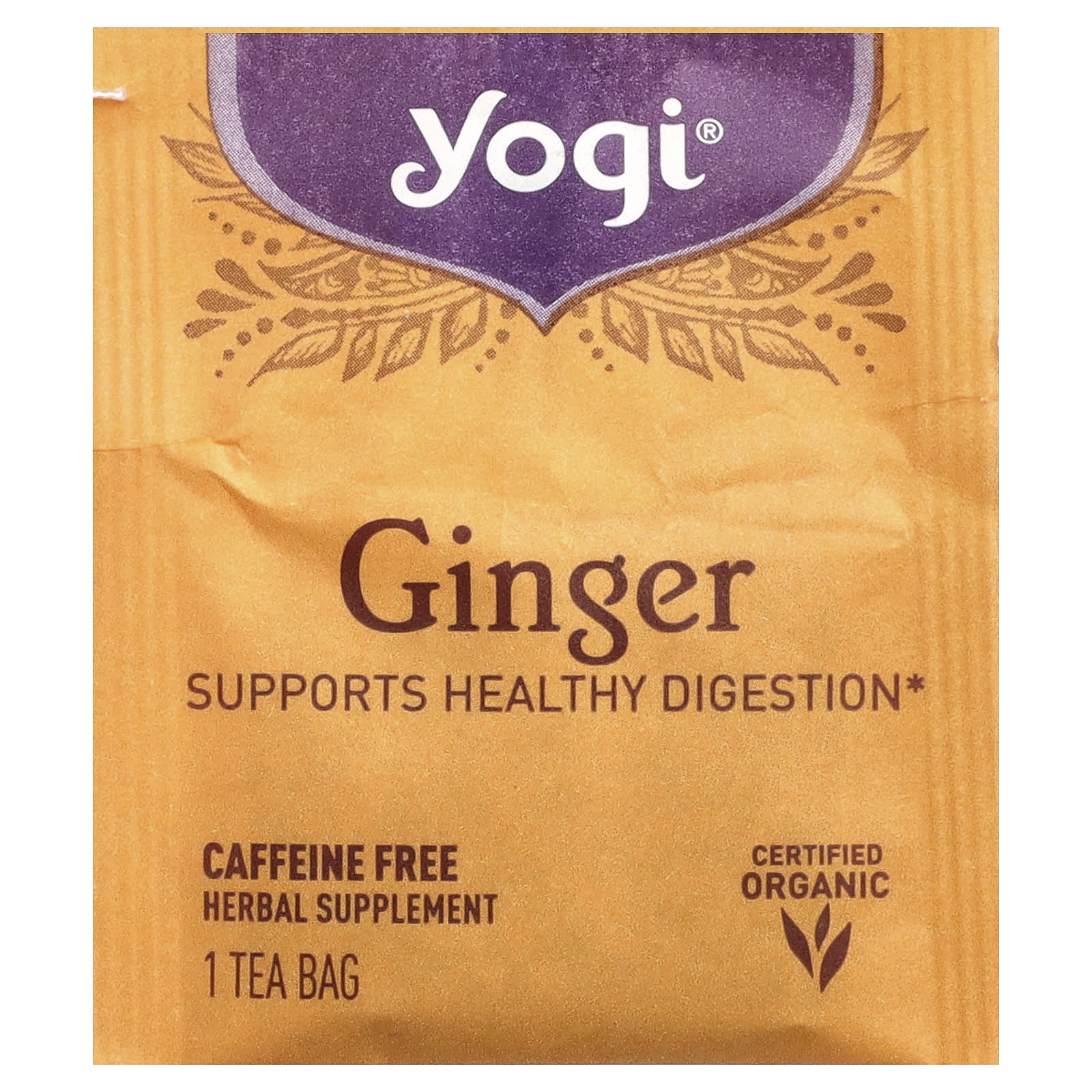 Чайные пакетики Yogi Tea Ginger 16, без кофеина, 32 г