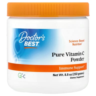 Витамин C Doctor's Best Pure Powder with Q®-C, 250 г, порошок