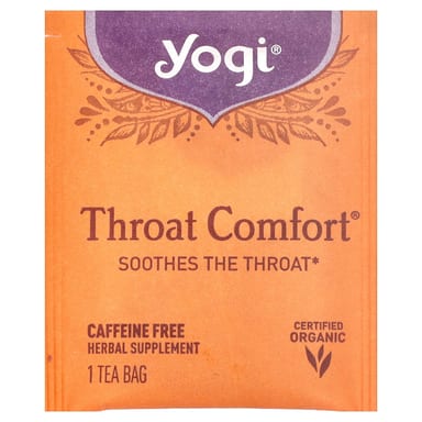 Чайные пакетики Yogi Tea Throat Comfort® 16, без кофеина, 36 г
