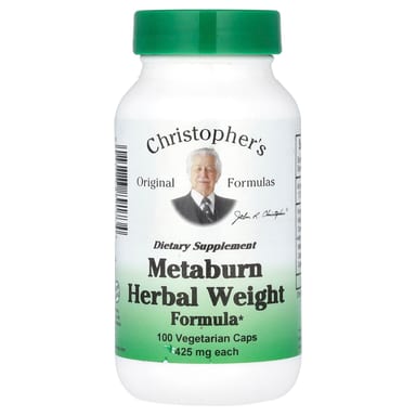 Комплекс Christopher's Original Formulas Metaburn Herbal Weight, оттенок 100 Vegetarian Caps