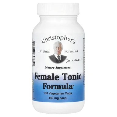 Фото товара: Комплекс Christopher's Original Formulas Female Tonic, 100 растительных капсул, 440 мг