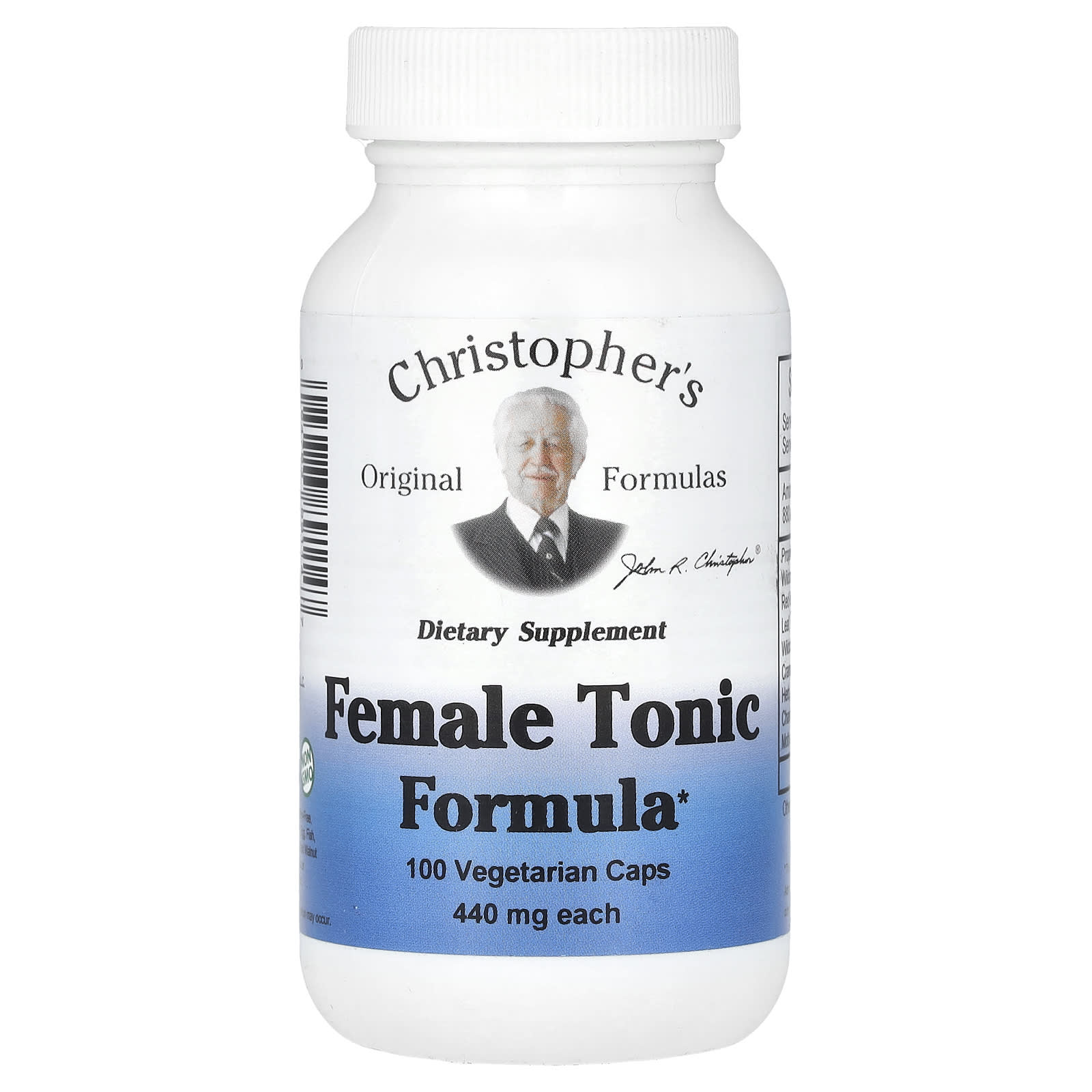 Комплекс Christopher's Original Formulas Female Tonic, оттенок 100 Vegetarian Caps, 440 мг