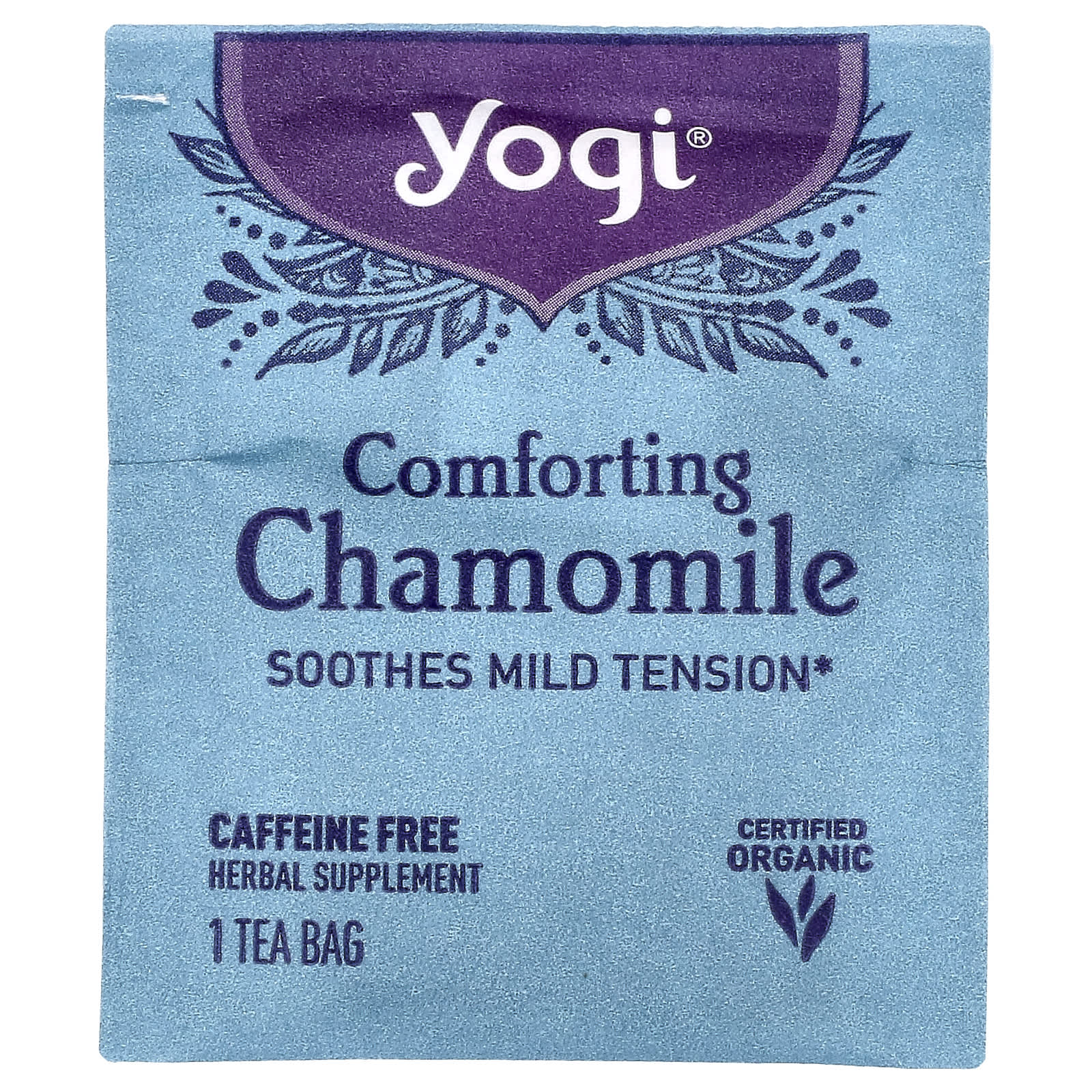 Чайные пакетики Yogi Tea Comforting Chamomile 16, без кофеина, 24 г — фото 2