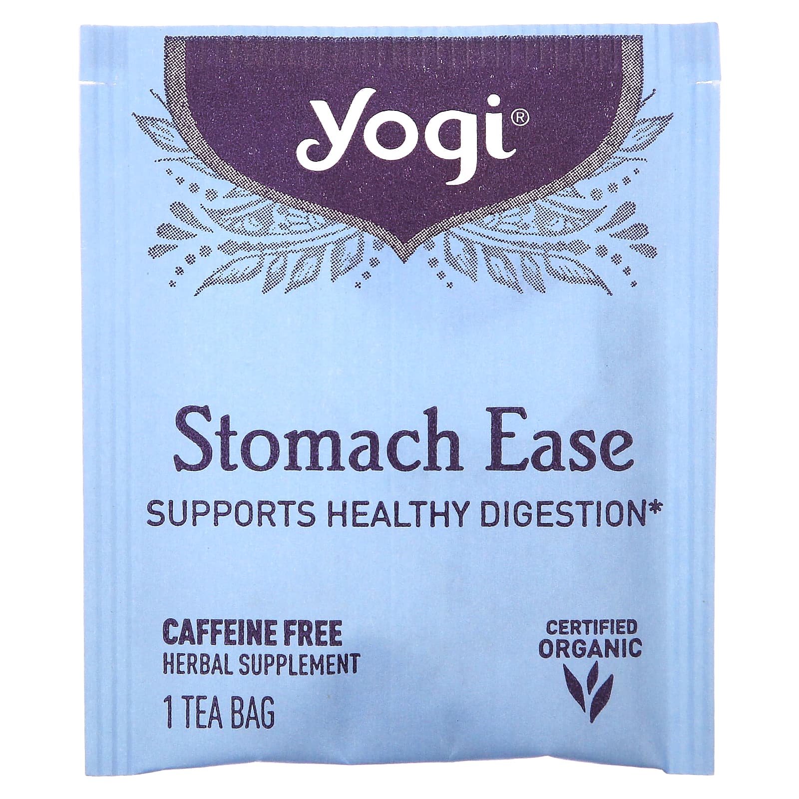Чайные пакетики Yogi Tea Stomach Ease 16, без кофеина, 29 г