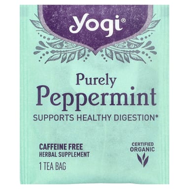 Чайные пакетики Yogi Tea Purely Peppermint 16, без кофеина, 24 г