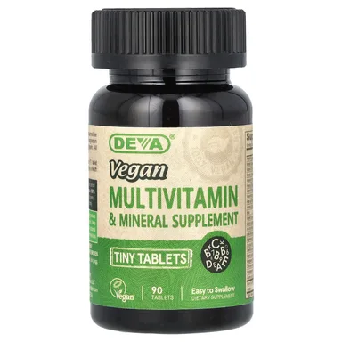 Фото товара: Мультивитаминно-минеральный комплекс Deva Vegan Supplement 90 Tiny Tablets, таблетки
