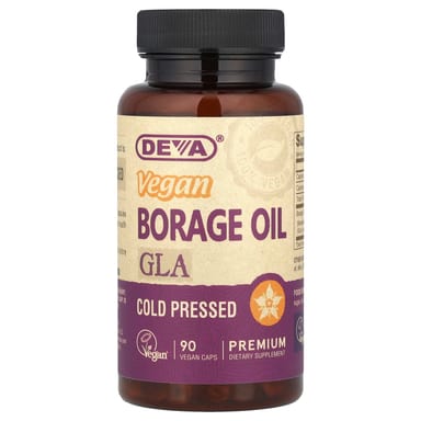 Масло огуречника Deva Vegan GLA, 500 мг, капсулы