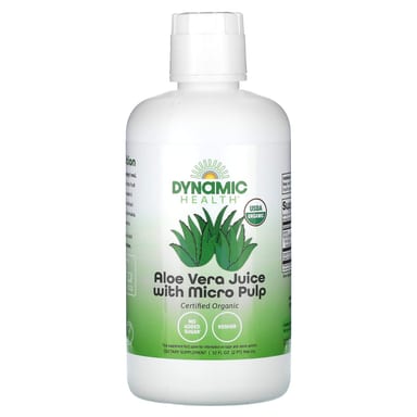 Сок алоэ вера Dynamic Health with Micro Pulp, 946 мл