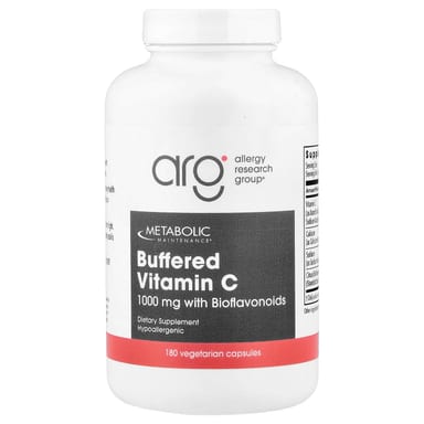 Витамин C Metabolic Maintenance Buffered With Bioflavonoids, 180 растительных капсул