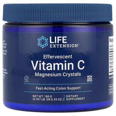 Магний Life Extension Effervescent Vitamin C Crystals, 180 г