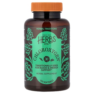 Хлорофилл ChlorOxygen Herbs Etc.®, 120 мягких капсул