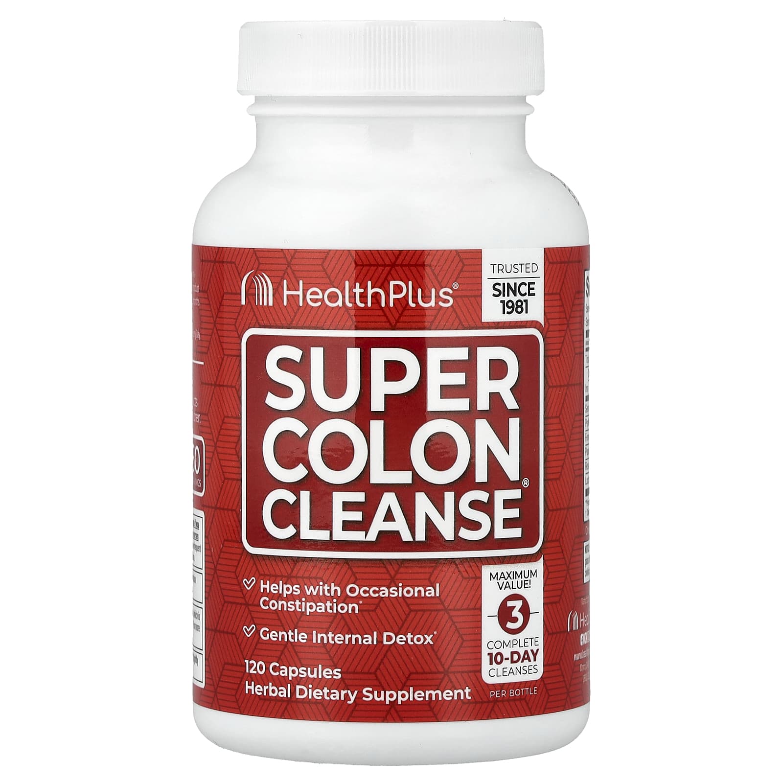 Комплекс Super Colon Cleanse Health Plus®, 120 капсул