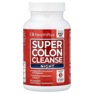 Комплекс Super Colon Cleanse Health Plus Night®, 60 капсул