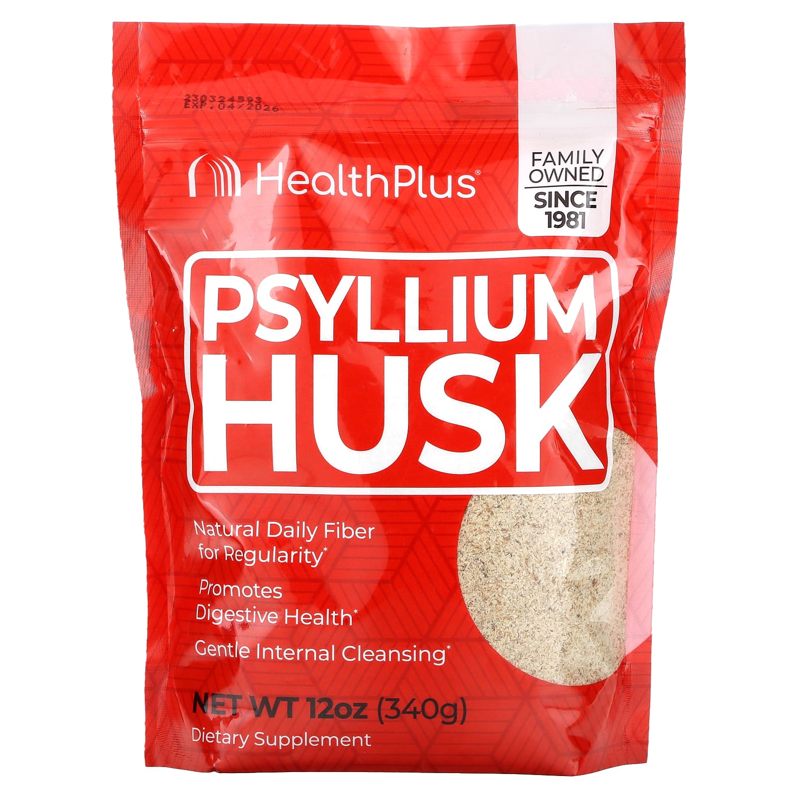 Капсулы шелухи подорожника Health Plus, 340 г