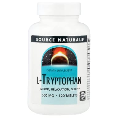 L-триптофан Source Naturals L-Tryptophan, 120 таблеток