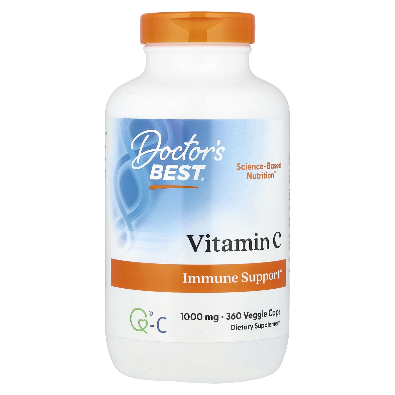 Витамин C Doctor's Best, 1000 мг, 360 растительных капсул