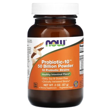 Пробиотик NOW Foods -10 Powder™, 57 г, порошок