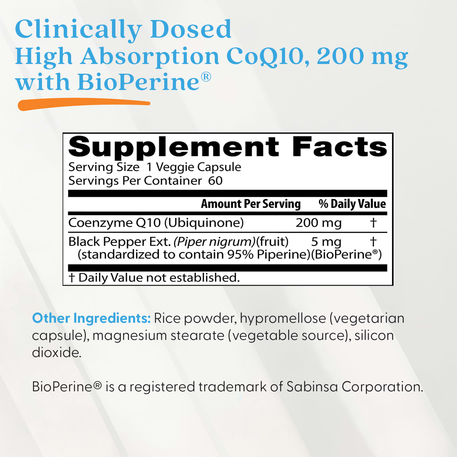 Коэнзим Q10 Doctor's Best High Absorption with BioPerine®, 60 растительных капсул — фото 4