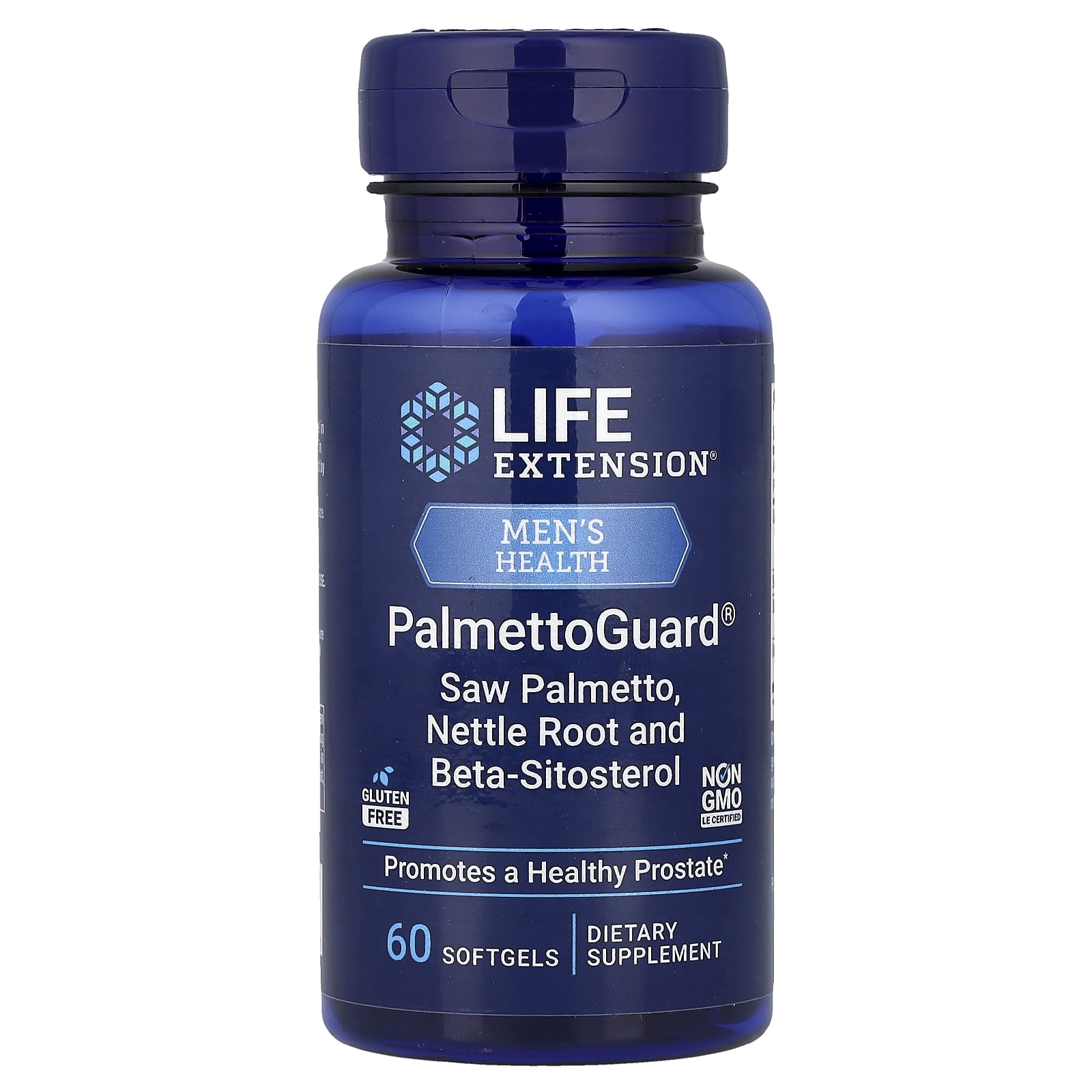 Пальметто Life Extension Men's Health PalmettoGuard® Nettle Root and Beta-Sitosterol, 60 мягких капсул
