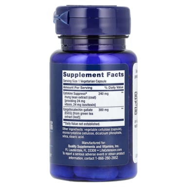 EGCG Life Extension Cytokine Suppress®, 30 растительных капсул