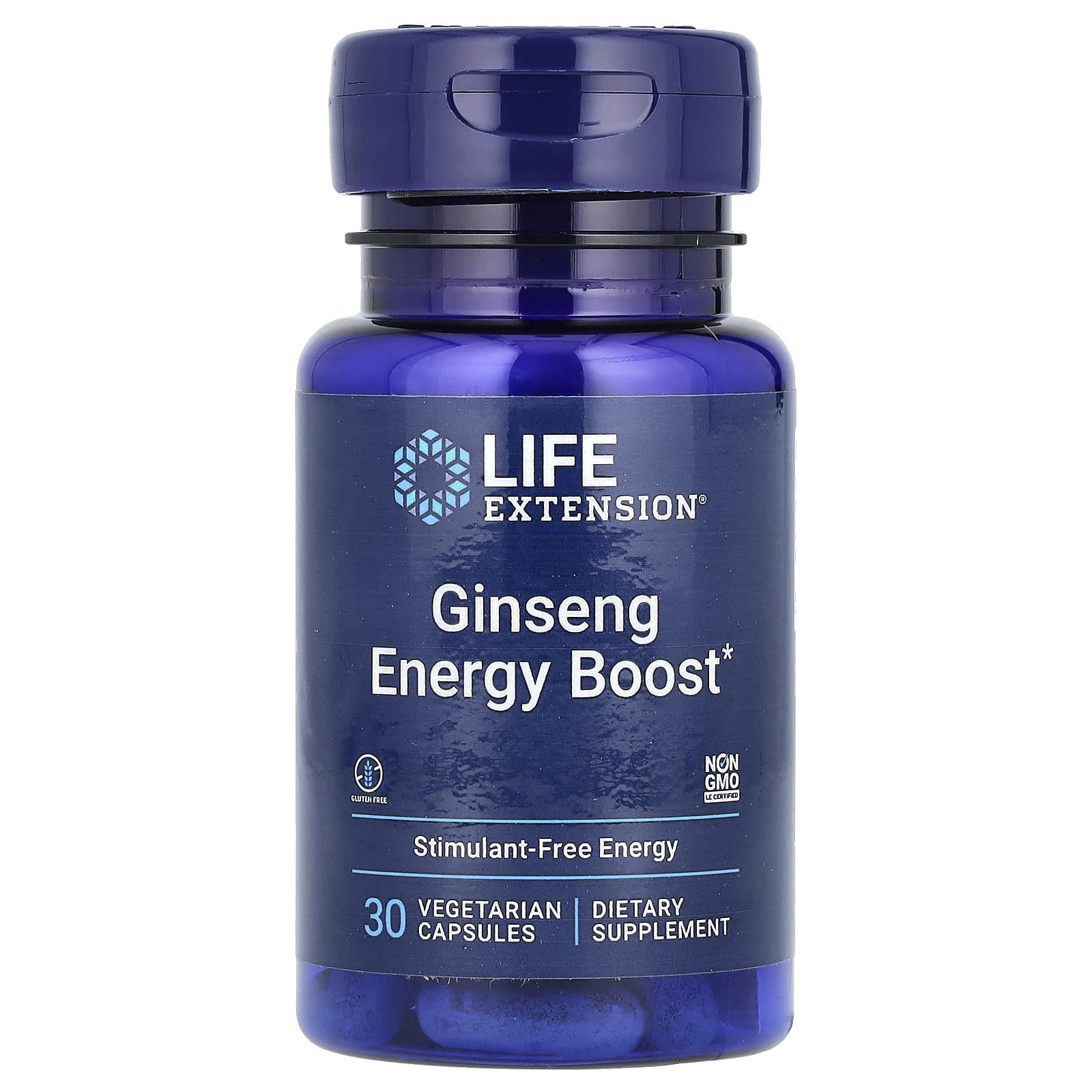 Женьшень Life Extension Energy Boost, 30 растительных капсул