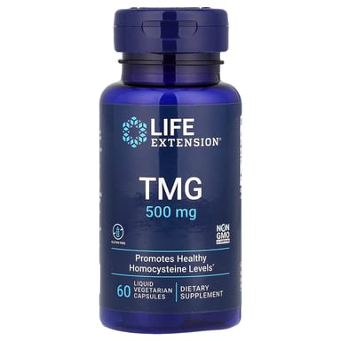 TMG Life Extension 60 Liquid, 500 мг, растительные капсулы