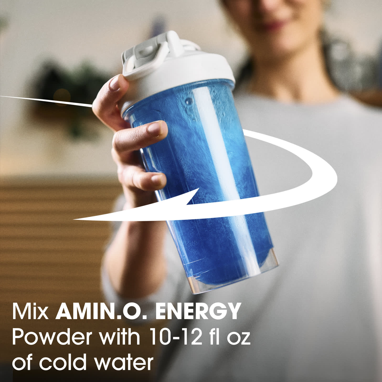 Энергетик Optimum Nutrition, 270 г (9.5 oz) вкус Голубая малина — фото 4
