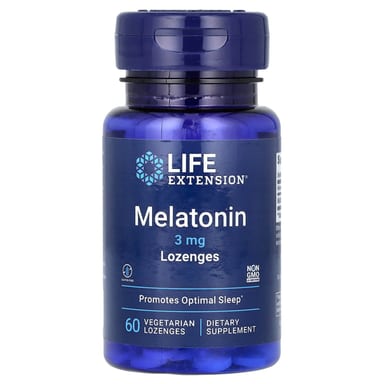 Мелатонин Life Extension 60 Vegetarian, 3 мг, пастилки