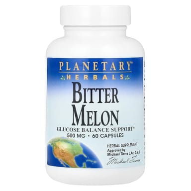 Горькая дыня Planetary Herbals, 60 капсул